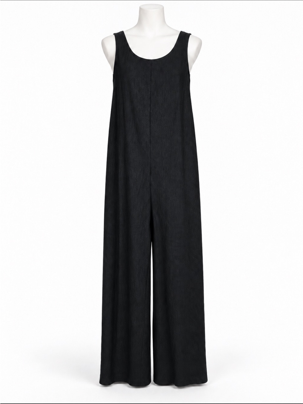 Jodifl Wide-Leg Black Sleeveless Jumpsuit Size Small